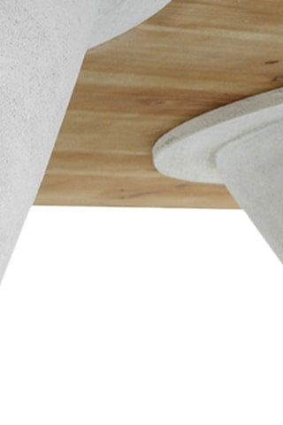 Mesa em abeto e pinheiro - 200 x 76 x 100 cm