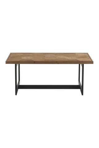 Table basse en bois - Naturel et noir