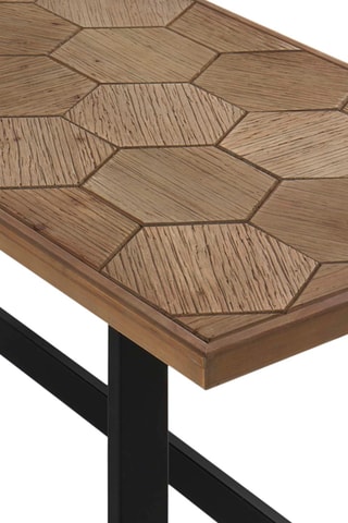 Table basse en bois - Naturel et noir