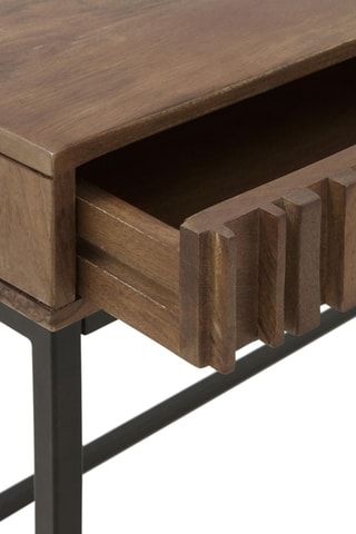 Secretária - Natural e preto