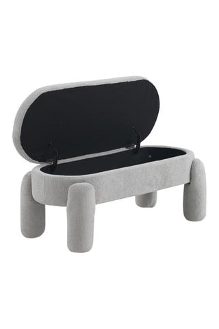 Banco-baú - Cinzento-claro