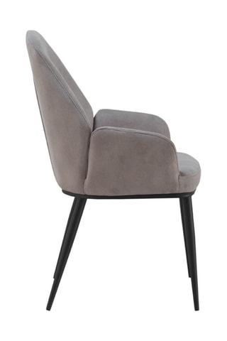 Conjunto de 2 cadeirões - Cinzento