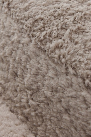 Pufe - Bege - Tecido bouclette
