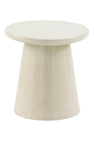 Banco de bar em cerâmica - 41 x 42 x 41 cm