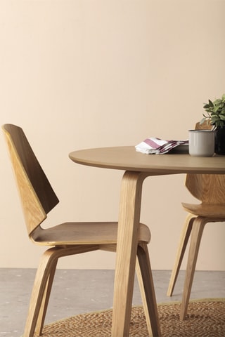 Mesa de refeição redonda - 110 x 75 x 110 cm