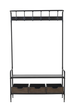 Prateleira - Preto e dourado