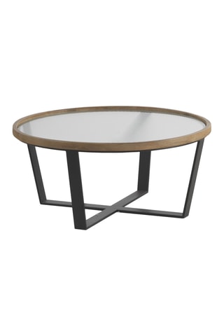 2 tables basses - Noir et naturel