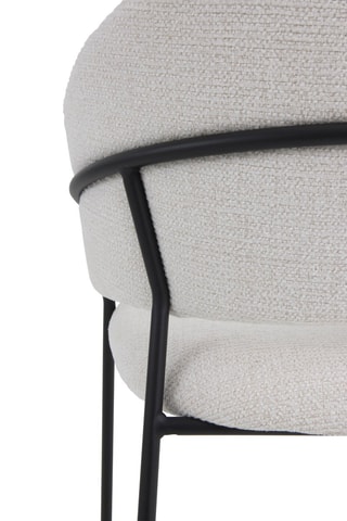 4 cadeirões - Cru - Tecido chenille