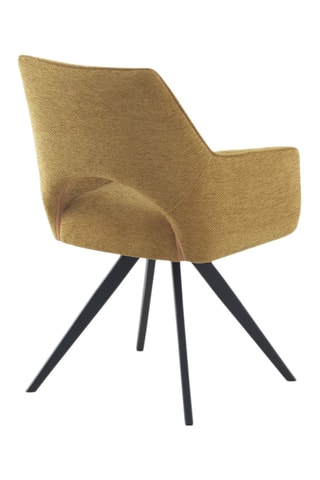 4 cadeirões giratórios - Mostarda