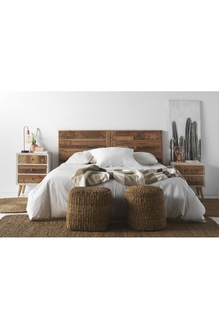 Tête de lit en bois - Naturel