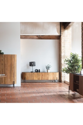 Móvel TV 4 portas em mangueira - 180 x 52 x 40 cm