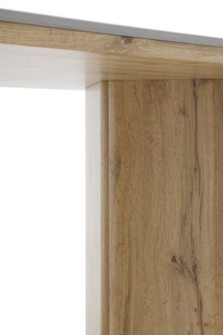 Mesa de refeição em cerâmica e carvalho - 160 x 75 x 90 cm