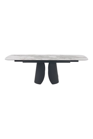 Mesa de refeição extensível em cerâmica - 180/240 x 76 x 95 cm
