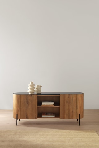 Aparador de 2 portas em mangueira - 175 x 76 x 40 cm