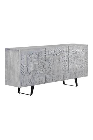 Aparador de 3 portas em mangueira maciça - 160 x 75 x 38 cm