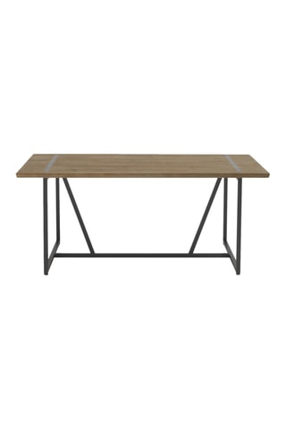 Mesa de refeição - Natural e preto