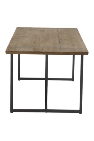 Mesa de refeição - Natural e preto