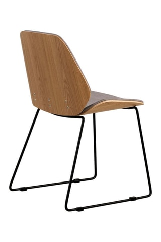 2 cadeiras em carvalho - 51 x 82 x 54 cm