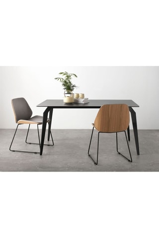 2 cadeiras em carvalho - 51 x 82 x 54 cm