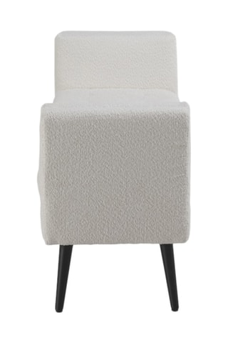 Banco comprido acolchoado