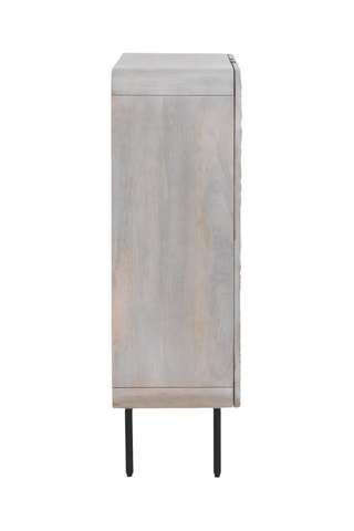 Buffet en bois massif de manguier - 120 x 100 x 38 cm