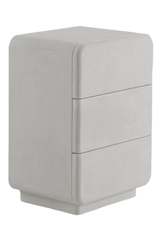 Table de chevet 3 tiroirs - 69 x 48 x 38 cm