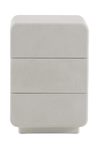 Table de chevet 3 tiroirs - 69 x 48 x 38 cm