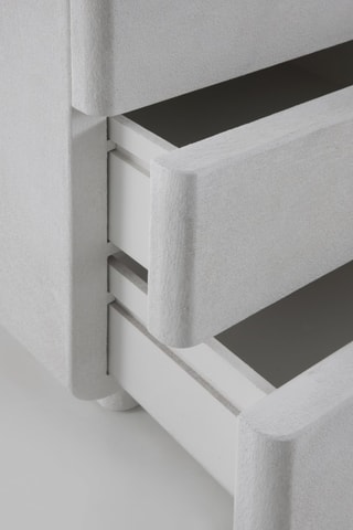 Table de chevet 3 tiroirs - 69 x 48 x 38 cm