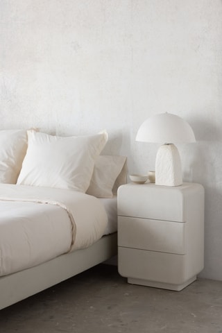 Table de chevet 3 tiroirs - 69 x 48 x 38 cm