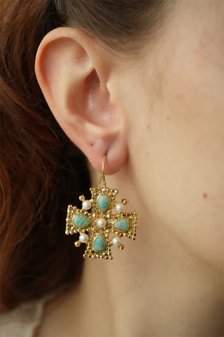 Oorbellen - Amazonieten