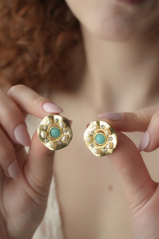 Oorbellen Amazonieten