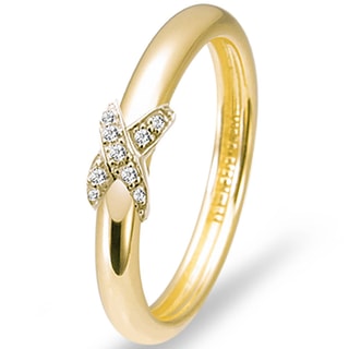 Bague - Laiton doré & zirconium