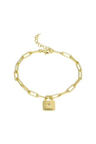 Bracelet doré à l'or fin jaune
