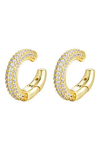 Earcuffs dorés à l'or fin jaune