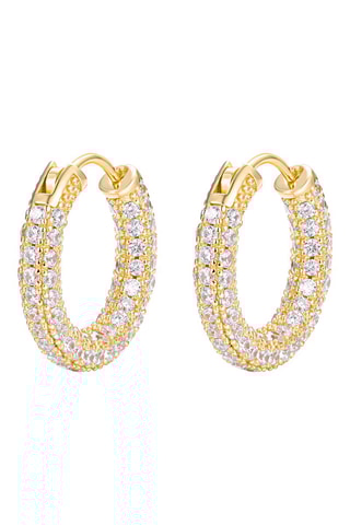 Créoles dorées à l'or fin jaune