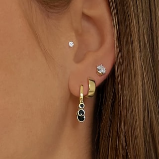 Boucles d'oreilles - Laiton doré