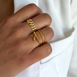 Bague - Laiton doré