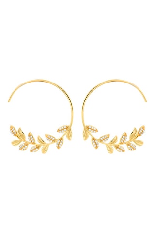 Créoles dorées à l'or fin jaune