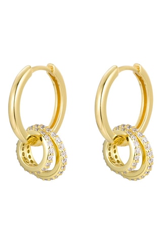 Créoles dorées à l'or fin