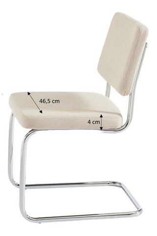 2 chaises Jack - 54,5 x 45,5 x 83,5 cm