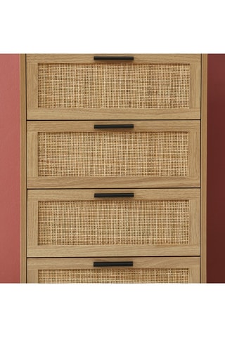 Chiffonnier 4 tiroirs Amana - Imitation bois