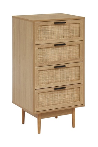 Chiffonnier 4 tiroirs Amana - Imitation bois