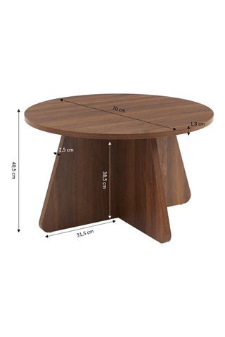 Table basse Ruba - 70 x 40,5 cm