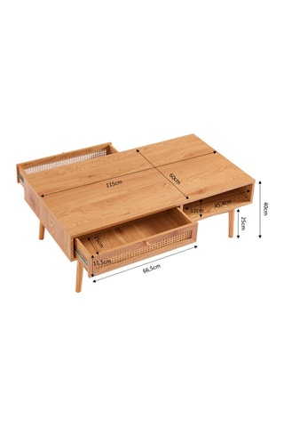 Table basse Inès - 115 x 60 x 40 cm