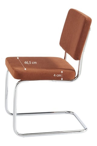 2 chaises Jack - 54,5 x 45,5 x 83,5 cm