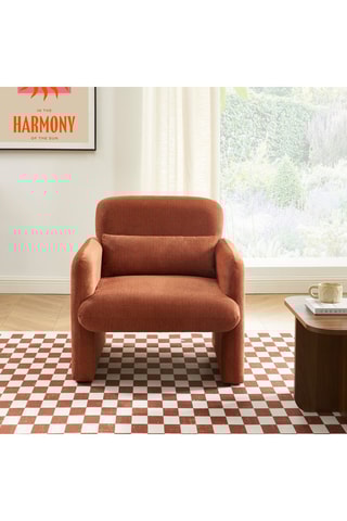 Fauteuil Oma - Terracotta