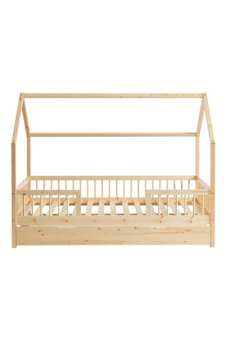 Lit cabane avec sommier Tiny - Naturel