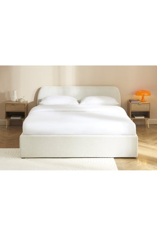 Lit-coffre avec sommier en bois Gela - Couchage 160 x 190 cm