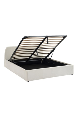 Lit-coffre avec sommier en bois Gela - Couchage 160 x 190 cm