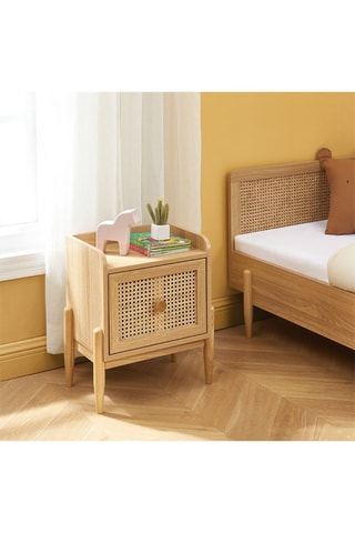 Table de chevet Pablo - Imitation bois